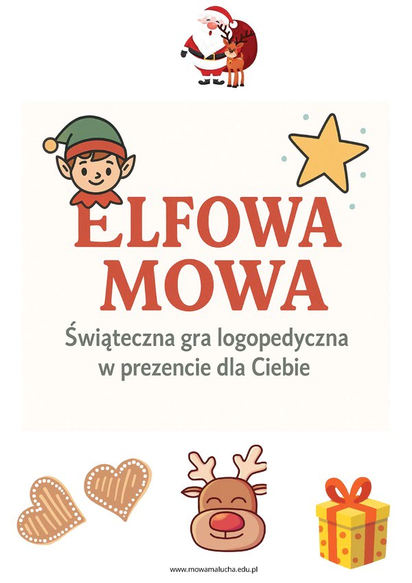 Elfowa Mowa - świąteczna gra logopedyczna