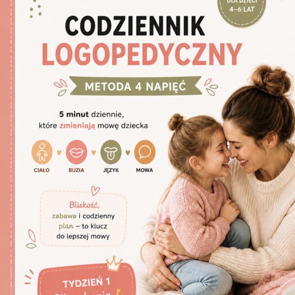 Codziennik wyraźnej mowy- Silna buzia/ dla dzieci 4-6 lat/